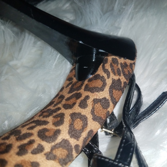 Strappy leopard high heel 6.5 - Picture 4 of 5